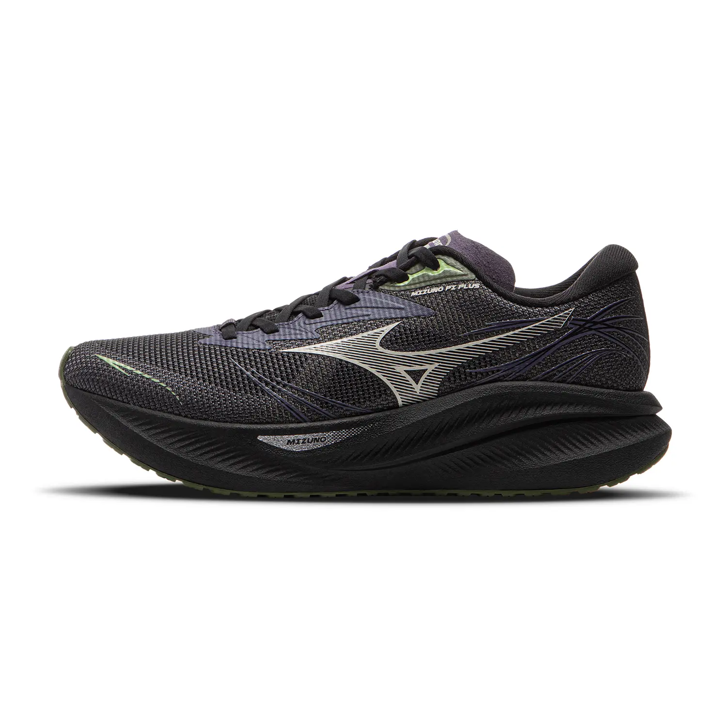 Women's Mizuno PI PLUS Unisex Low-Top Breathable Walking Sneakers - Fashionable Casual, Trendy Walking, Comfortable, Lightweight Dark Gray/Maison Mihara Official Shoes, Fashionable Casual Sneakers