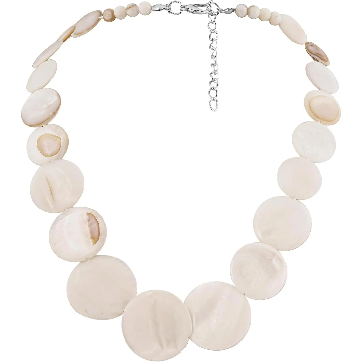 Chunky Round Beaded  Statement Necklace for Women, Modern