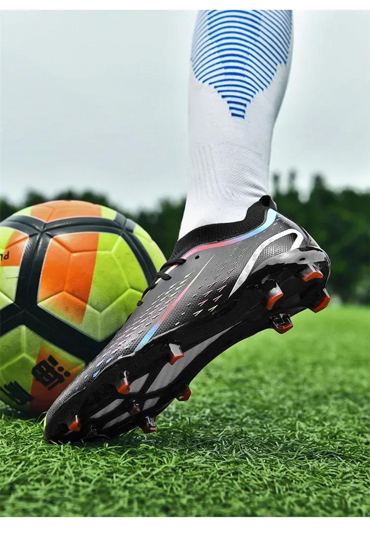 New Cross-Border Football  for Men And Women Training Cleats Short Durable for Primary And Middle School Students anti-slip sport shoe