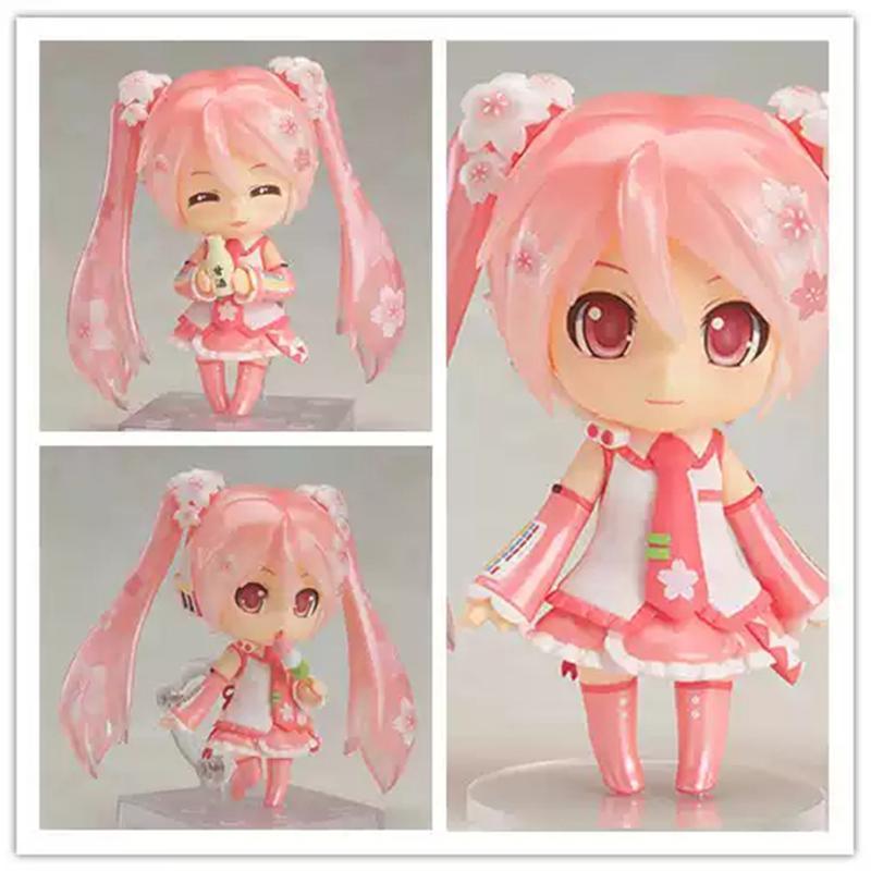 Hatsune Miku Animation Game Peripheral Toys Sakura Snow Miku Anime Action Movable Model Figures Collection NTR