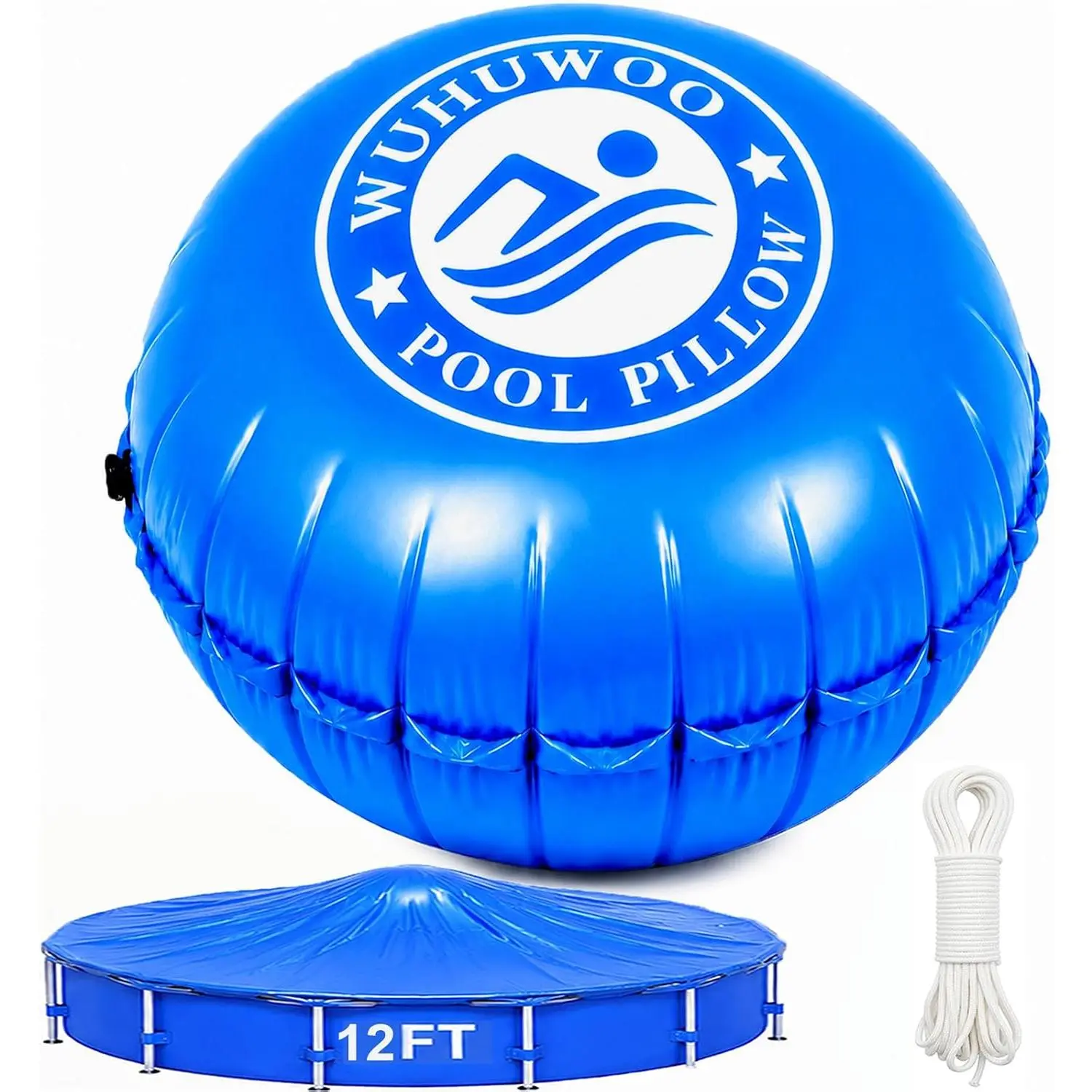 6FT Winter Pool Pillow for Above Ground Pools, 0.6mm Heavy Duty PVC