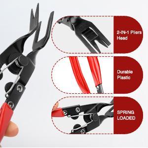 Nilight 3PCS Clip Pliers Set & Fastener Remover Auto Trim Removal Tool Kit Auto Upholstery Combo Repair Kit with Storage Bag for Car Panel Dashboard Automotive  FathersDayGift