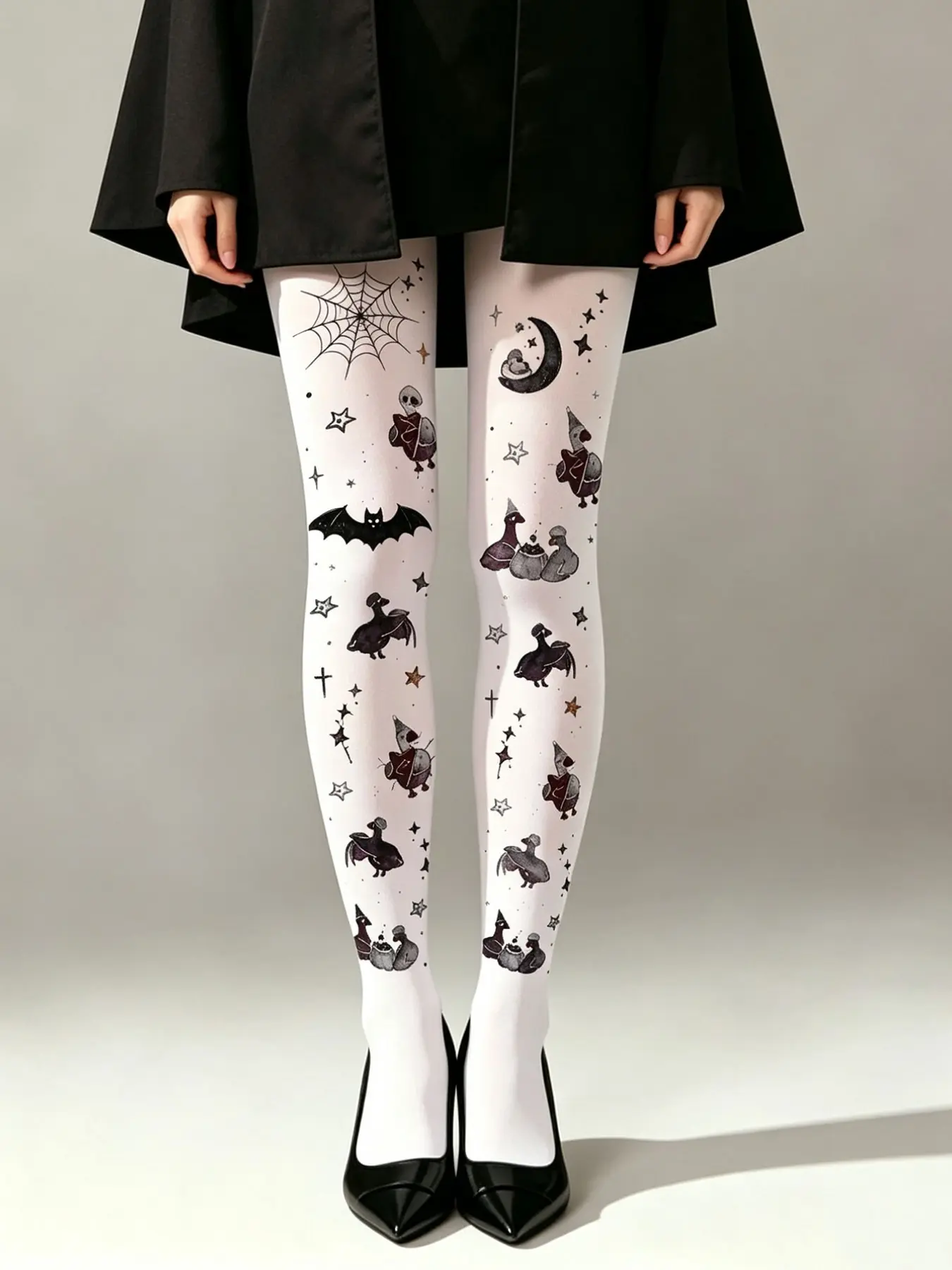 Women's Tights, Fitted Plain Style, All Seasons Comfort, Perfect for Daily Wear, Parties, Holidays, Halloween
