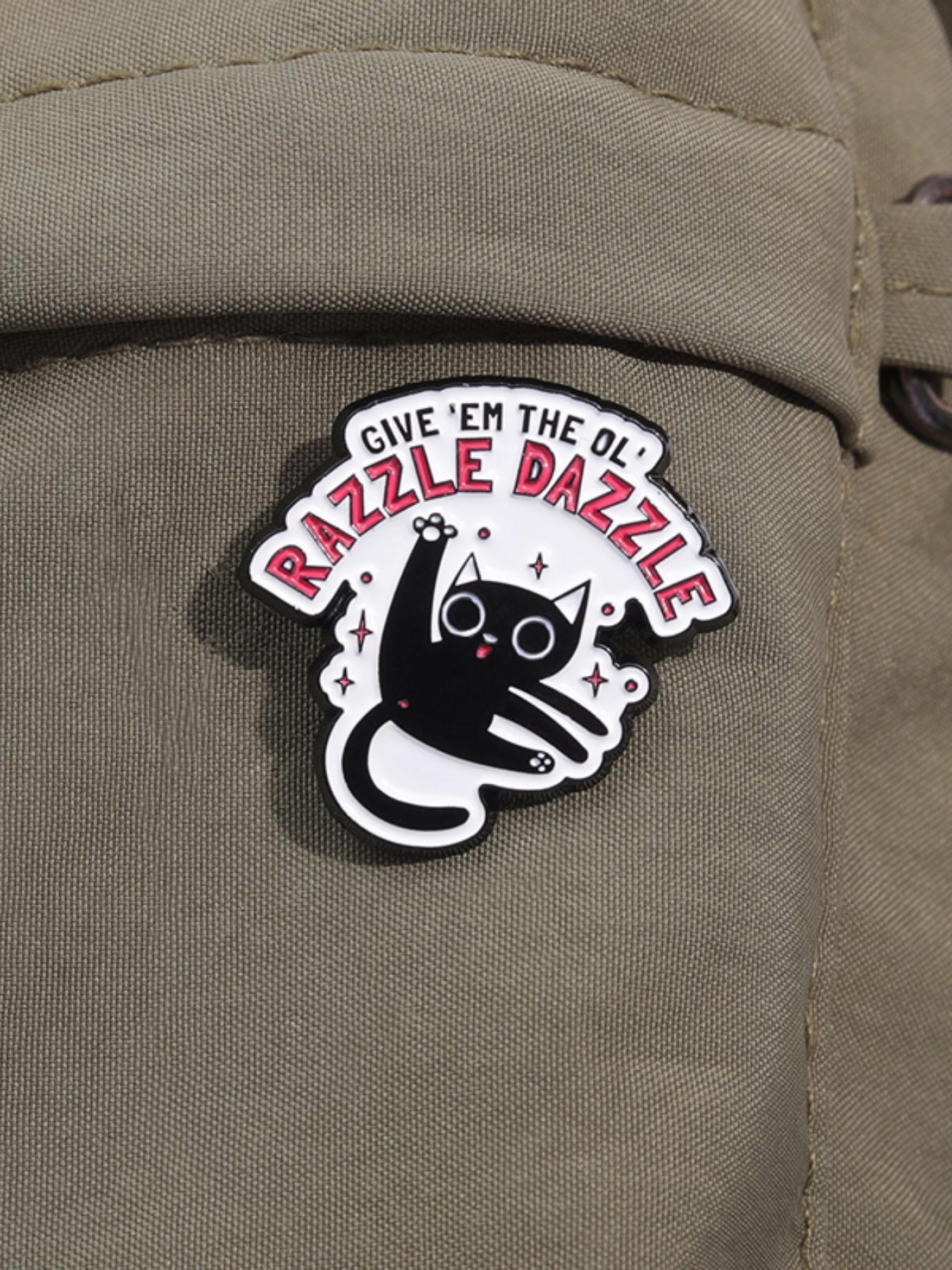 Cartoon Cute Dancing Cat Design Brooch Clip, Fashion Alloy Badge for Daily Clothing Decor, Enamel Pin Suitable for Backpacks, Jeans, Scarves, Hats Decoration