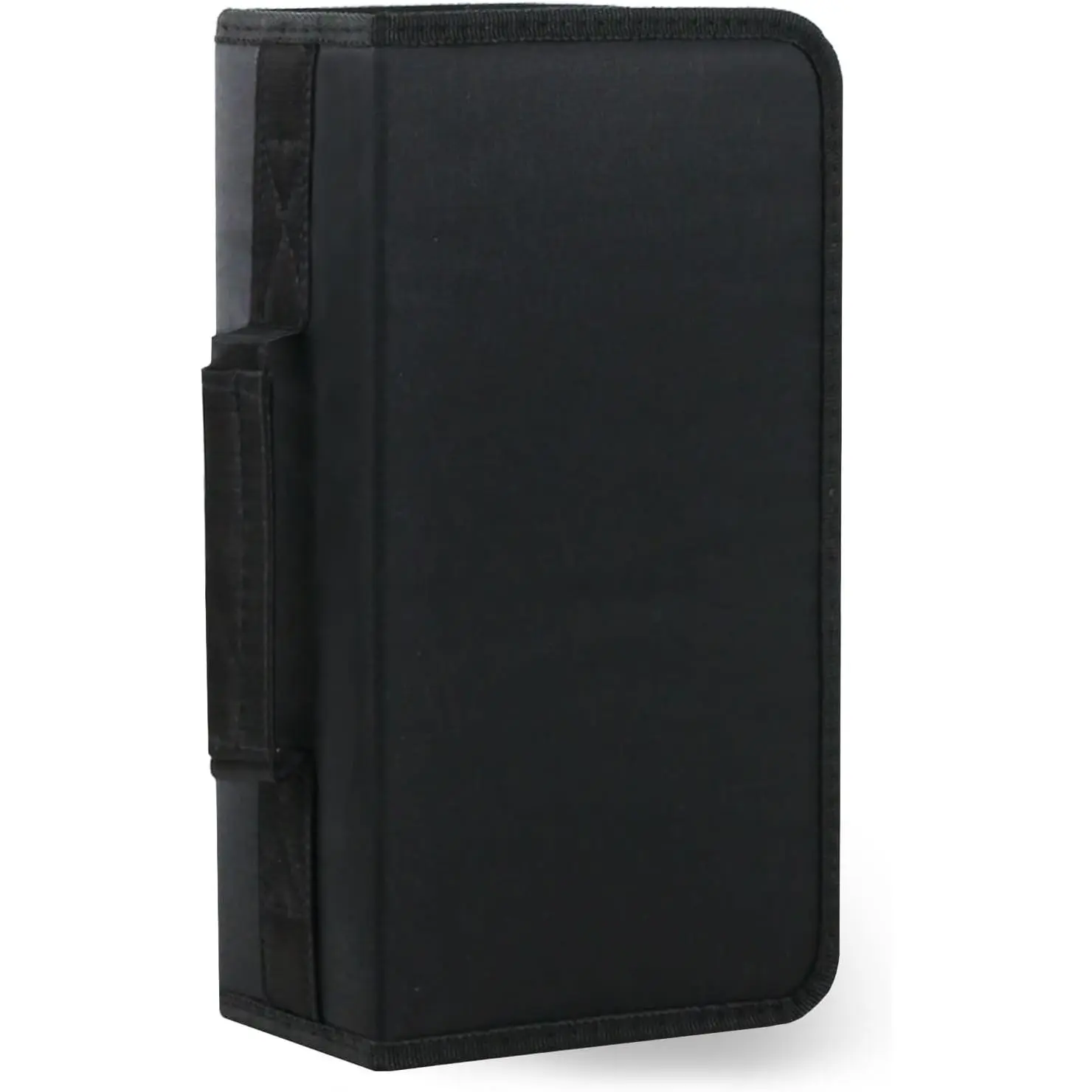 128 Black DVD CD Organizer Storage Binder Wallet with Compartments, Portable Home Supplies Disc Case Holder for Car, Home, Office