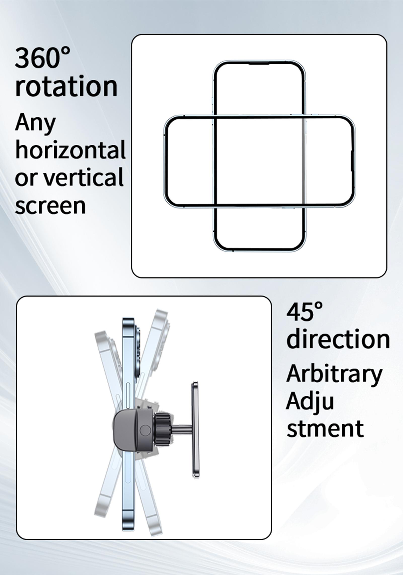 Magnetic Sports Phone Holder Treadmill Gym Locomotive Fuel Tank Kitchen Bathroom Outdoor Phone Holder
