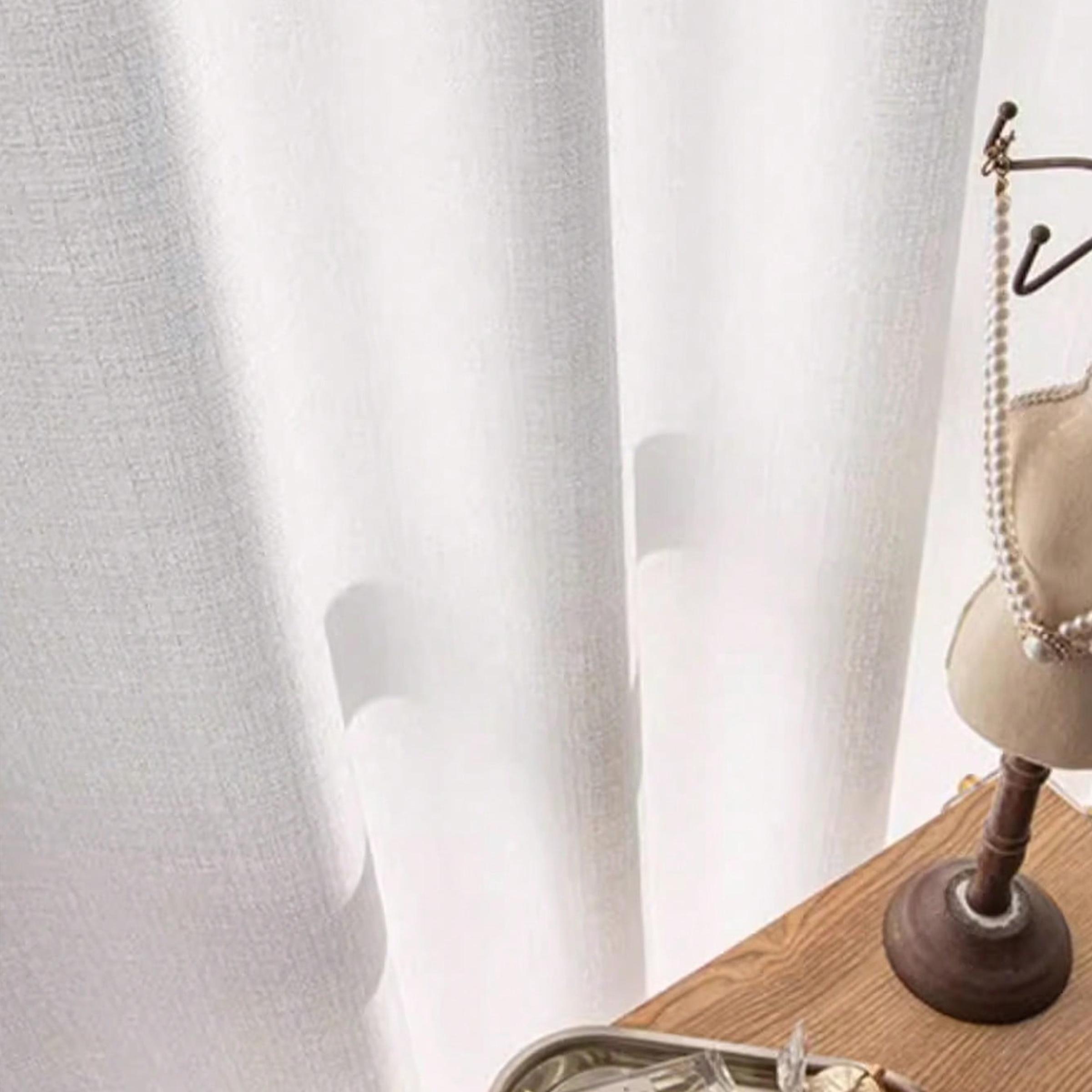 Self Adhesive Curtain, 1 Count Solid Color Blackout Curtain, Magic Paste Window Curtain, Home Decor for Living Room Bedroom Kitchen, Room Decoration