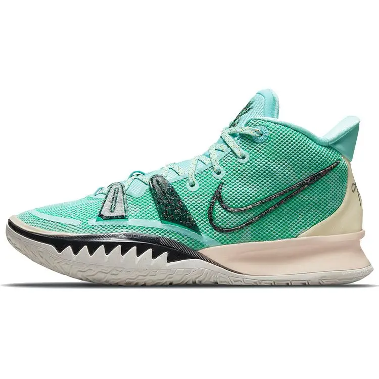Nike Kyrie 7 Copa Men’s Mid-Top Lace-Up Basketball Shoes in Mint Green Verifiable, with credentials and supporting global authentication