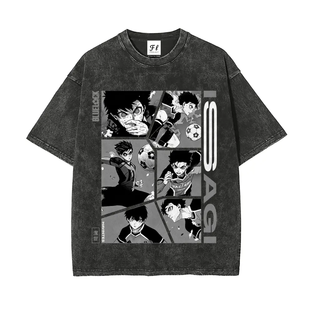 Vintage Washed Distressed Graphic T‑Shirt, Black‑White Sport Character Collage Panel Print Crew Neck Short‑Sleeve Unisex Oversized Cotton Street Tee