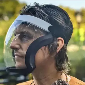 Protective Face Shield Clear Anti Fog Full Mask,Reusable Dust Facemask Safety Protective  Work,Weed Whacking,Grass Cutting,with Replaceable Filters