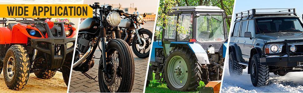 Karlhome 2.1 Gallon Air Tire Bead Blaster Seater w/Pressure Gauge & Handle, Wheel Trigger Seating Tool Inflator Tank for Motorcycle ATV Car, 87-116PSI Operating Pressure, Black