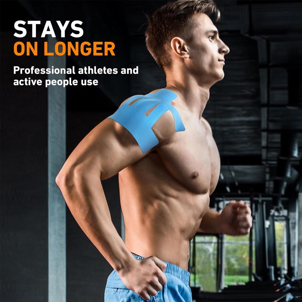 1/5/10PC Precut Kinesiology Tape for Shoulder Support & Stability,Shoulder Pain Relief Athletic Tape - Waterproof & Elastic 1/5/10PC Precut Kinesiology Tape for Shoulder Support & Stability,Shoulder Pain Relief Athletic Tape - Waterproof & Elastic