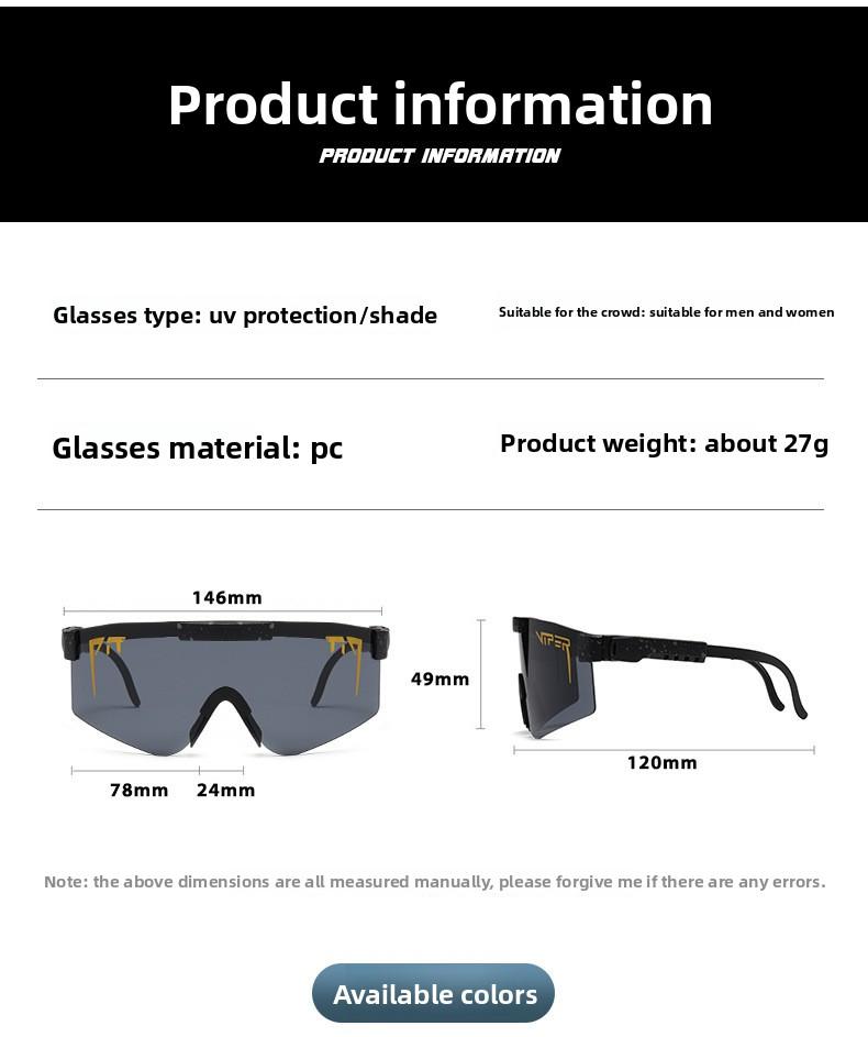 High-end protective goggles, coated sunglasses, men's and women's windproof work protection cycling colorful sports sunglasses