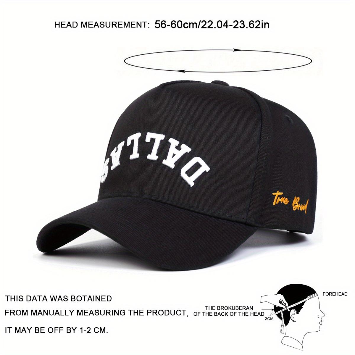 Unisex Letter DALLAS Embroidered Baseball Cap Outdoor Adjustable Sunscreen Leisure Hat Spring Autumn Travel Tourism Beach Vacation TikTokShopBlackFriday