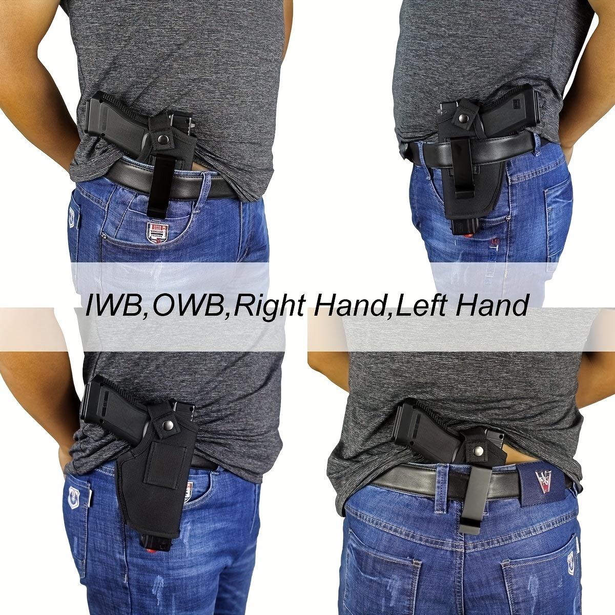 Waist Belt Sling Bag - Concealed Carry, Metal Clip, Suitable for Left and Right Hand Users, Outdoor Training Gear