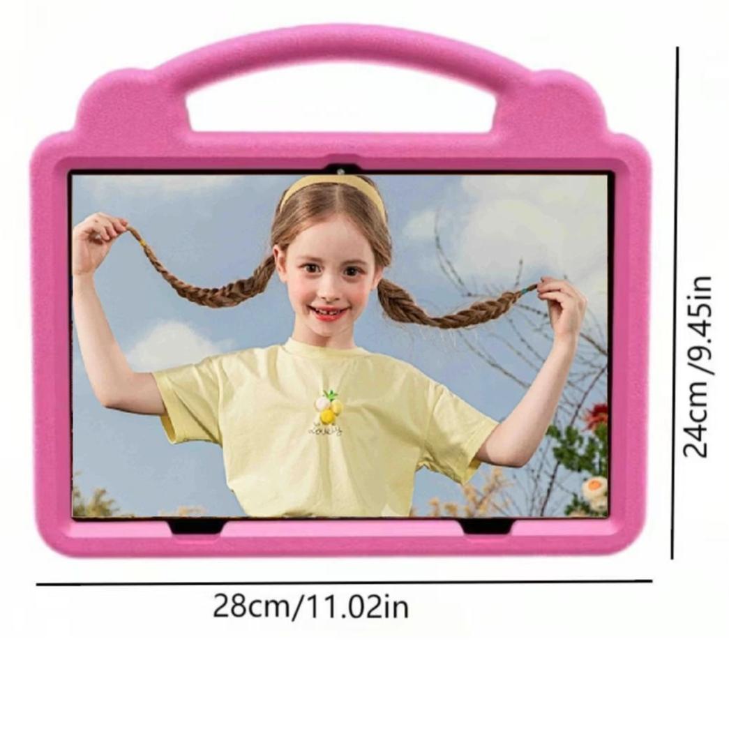 Parents Control Design Learning Tablet, Learning Entertainment Tablet, Multifunctional Educational Tablet with Educational App, Dual Camera, Shockproof Case, Birthday Gifts