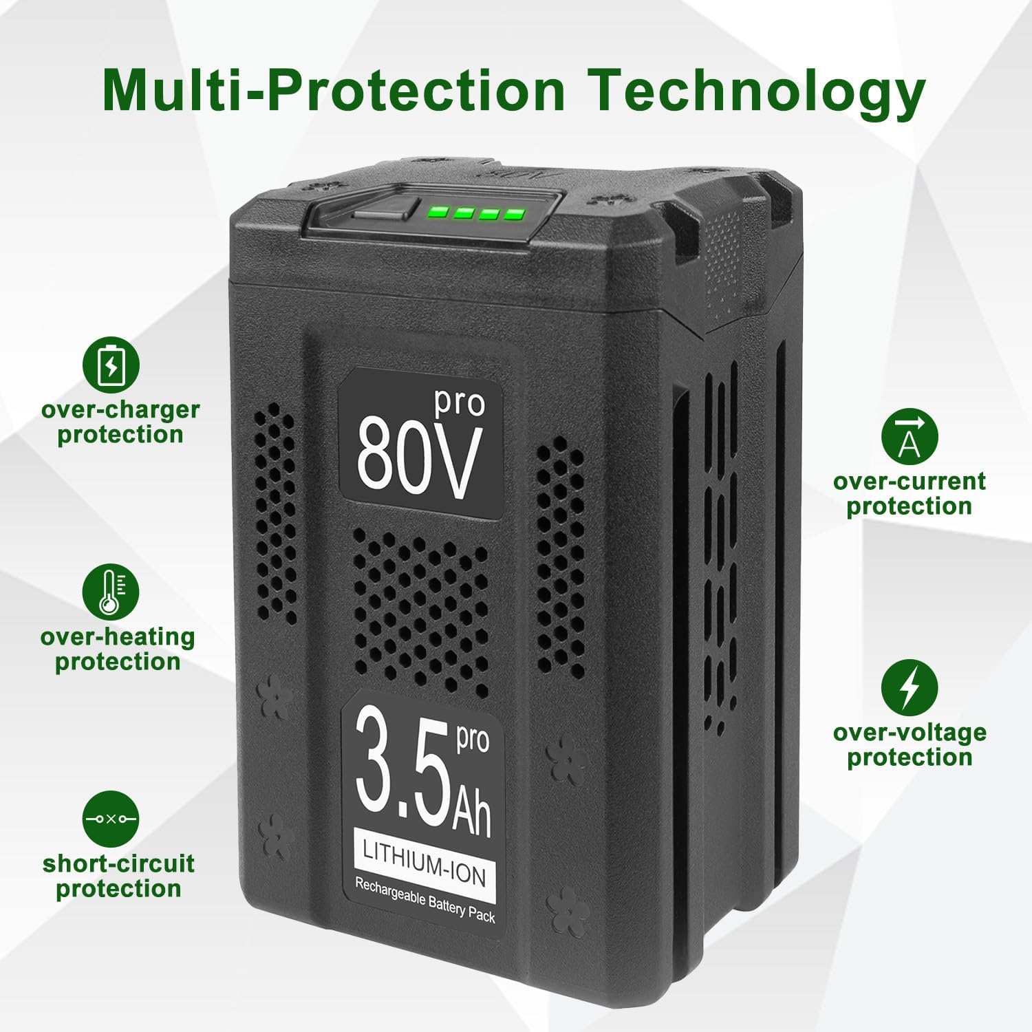 3500mAh Replacement for Kobalt 80V Compatible with KB2580-06 KB680-06 KB280-06 Lithium Cordless Power Tools 3500mAh Replacement for Kobalt 80V Compatible with KB2580-06 KB680-06 KB280-06 Lithium Cordless Power Tools