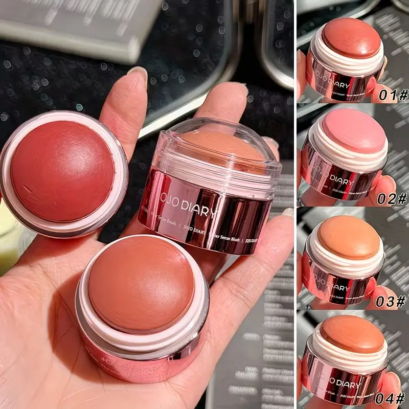 Dual Use Lip Blush Stick, Matte Shimmer Finish, Suitable for All Skin Tones, Long-Lasting, Dry/wet Application, Medium Coverage, Corrective Effect