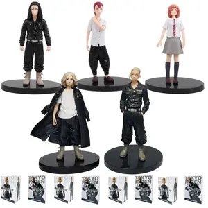 Tokyo Revengers Figure Anime Action Figures Manjiro Sano Chifuyu Matsuno Takemichi Hanagaki Figurine Manga Collectile figuras