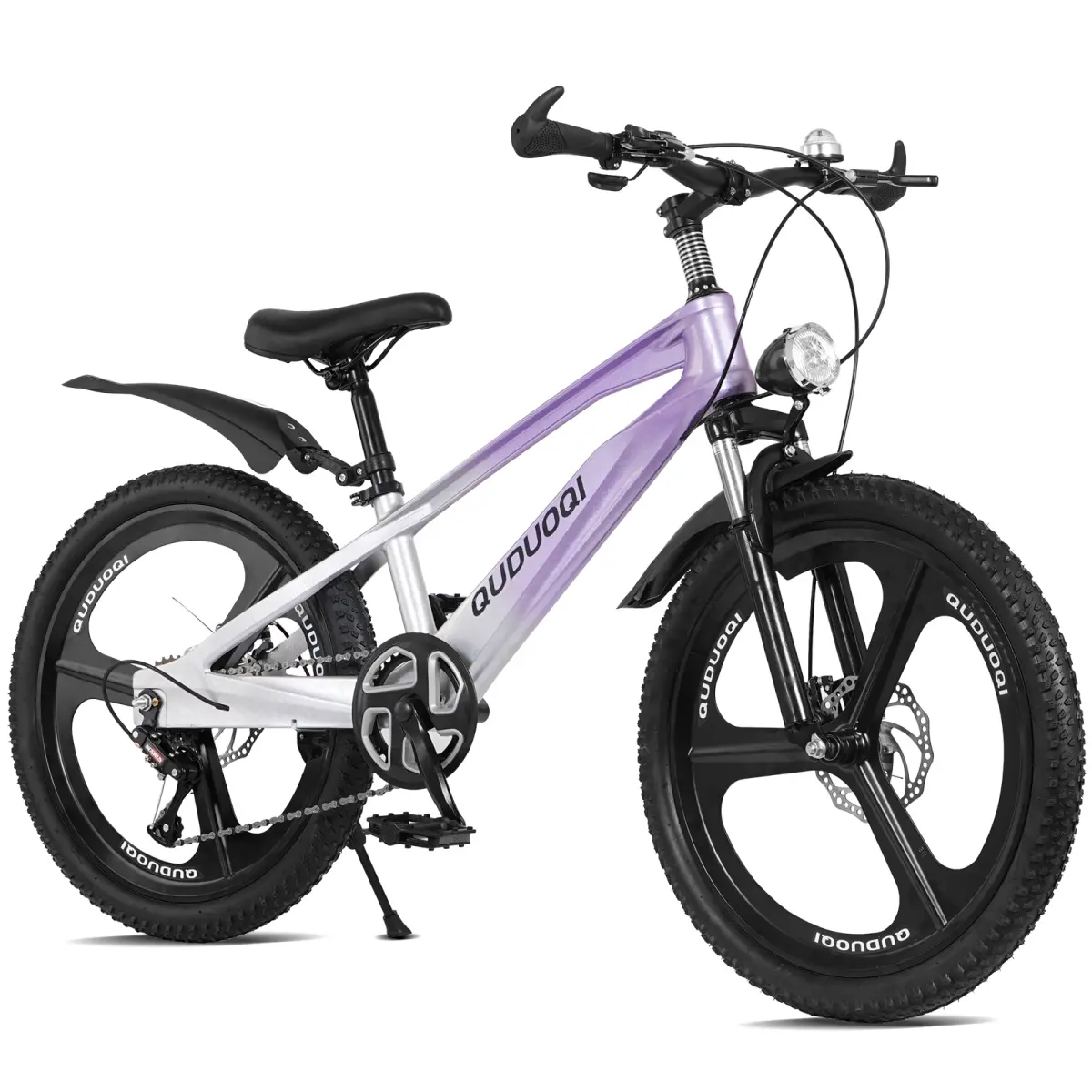 AobtkelFKZNPJ 20 Inch Kids Mountain Bike, 7-Speed Youth Bicycle with Magnesium Alloy Frame & One-Piece Wheels, Lightweight Kids Bike for Boys and Girls Ages 8–12