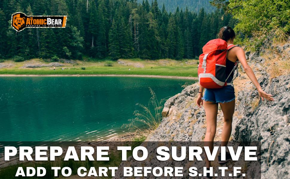 Paracord Bracelet (2 Pack)-Adjustable-Fire Starter-Loud Whistle-Perfect for Hiking, Camping, Fishing and Hunting-Black & Black+Orange