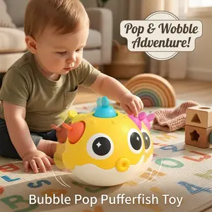 Baby Teething Relief Bubble Push Toy, Food Grade Chewable Material, Durable and Fun, Soothes Baby's Teething Discomfort