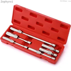 6PCS 3/8-Inch Drive Magnetic Swivel Spark Plug Socket Set, Include 9/16-Inch, 5/8-Inch, 13/16-Inch, 14mm Socket, Length: 4-Inch, 6-Inch, 11-Inch, 12-Point, CR-VZephyroXX13Home sug