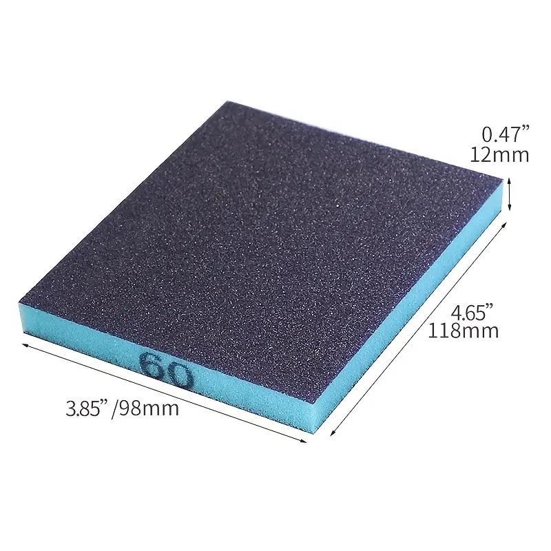 5/6 Piece Sanding Sponge Set, Coarse Medium Fine Abrasive Blocks, Washable Reusable for Metal Wood Glass, DIY Craft Supplies