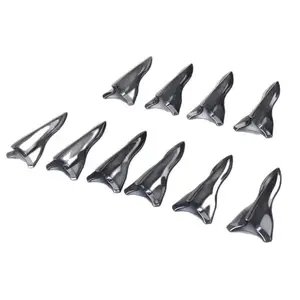 10PCS Universal Shark Fin Roof Spoilers – Lightweight ABS Aerodynamic Fins for Sedan, SUV & Truck, Sporty Car Styling Kit for Wind Flow & Sleek Exterior Upgrade