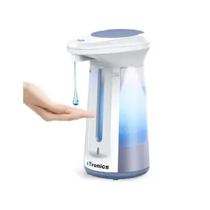 Automatic Hand Soap Dispenser – Touch-Free, Large Capacity, and Hygienic | Ideal for Kitchen, Bathroom, and More Container Transparent