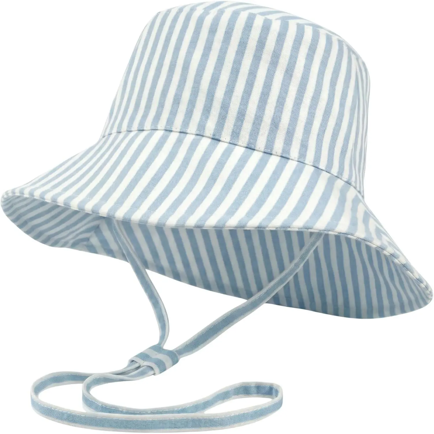 Adjustable Baby Sun Hat 0-6 Months - Toddler Bucket Hat with UPF 50+ Sun Protection - Cute Kids Beach Hat(Gift)