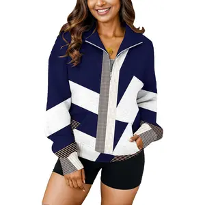 Beauty's WardrobeYeGine Womens Sweatshirt Oversized Quarter Zip Pullover Half Zip Long Sleeve Top