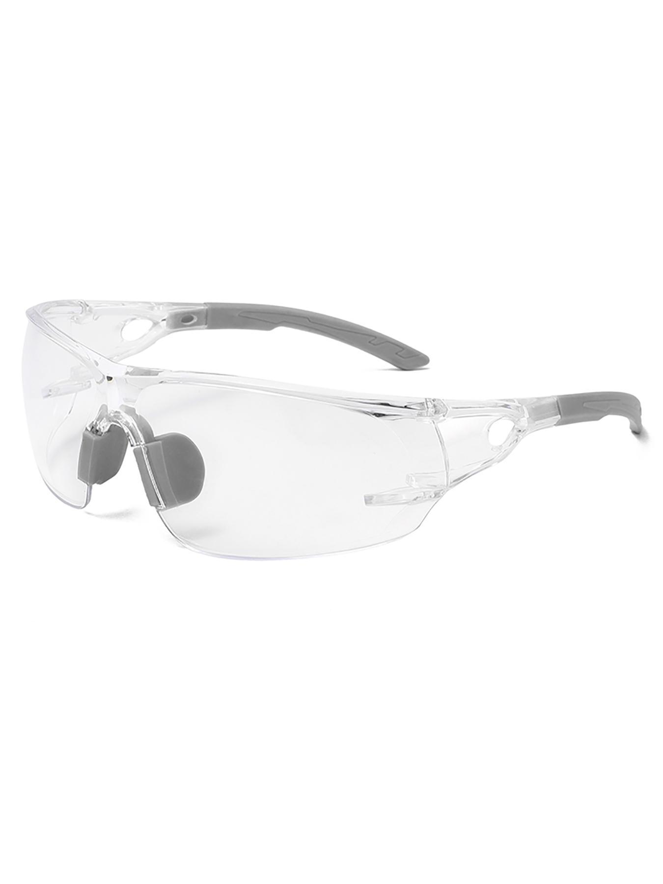 Fashion Goggles with Clear Lenses, Anti-scratch Protection Eyeglasses for Men and Women, Ideal for Daily Use and Outdoor Activities