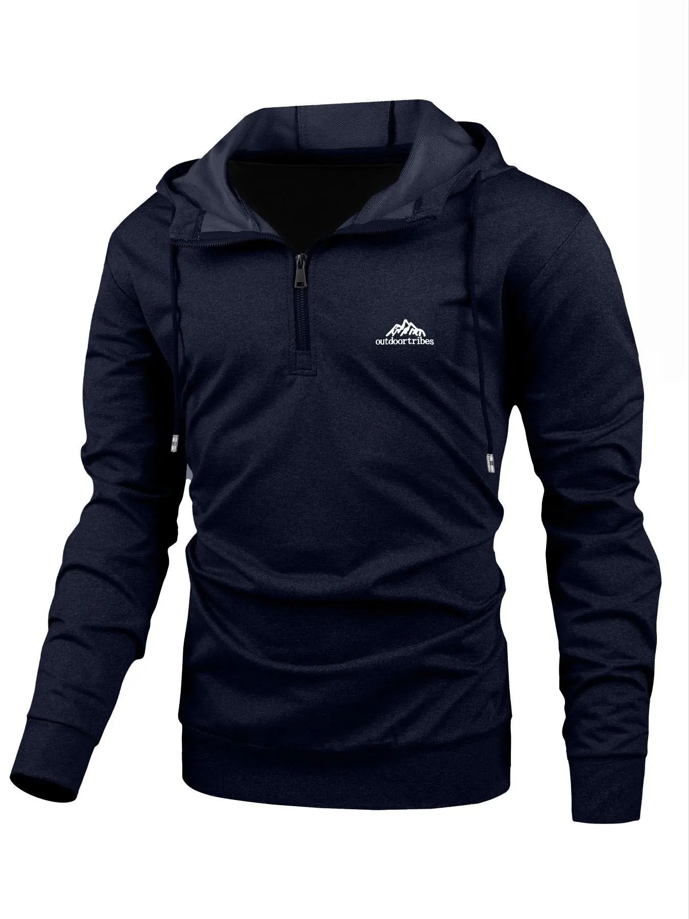 Men's Casual Loose Fit Half-Zip Sweatshirt Jacket, Comfortable and Stylish Outerwear for Daily Wear, Perfect for Layering and Relaxing