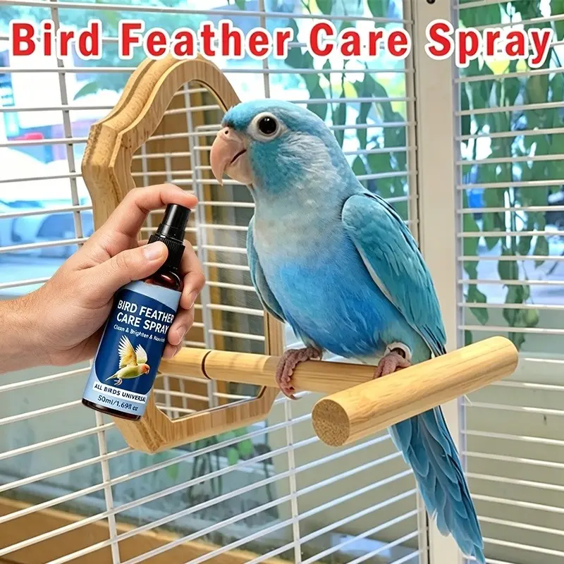 Bird Feather Conditioning Spray, Keeping Feathers Soft And Shiny, Suitable for Daily Care of Cage Birds