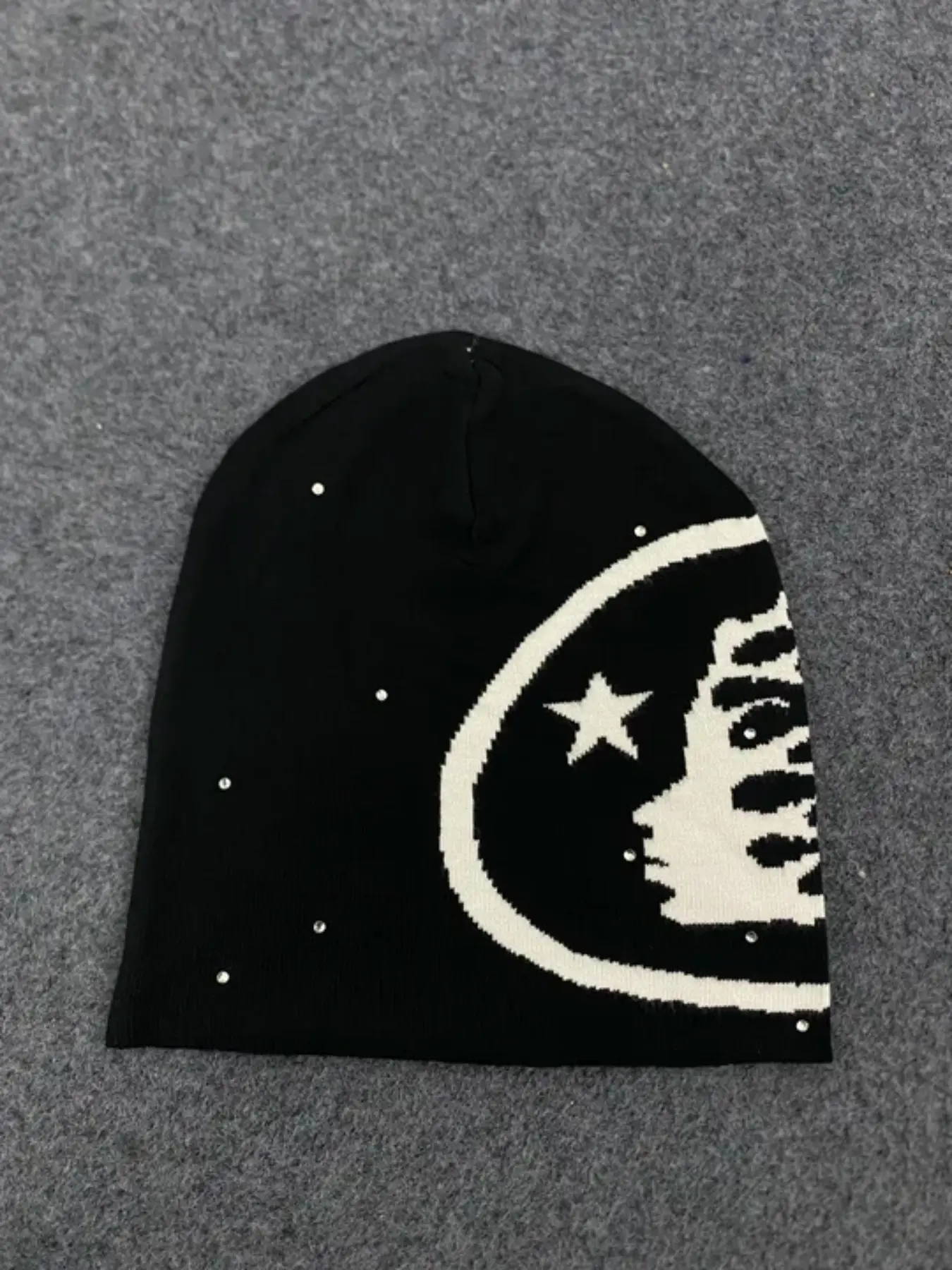 2026 New Year Warm Knitted Hat European and American Trendy Letter Jacquard Knitted Hat Hip Hop Fashion Versatile Hoodie Cold Hat