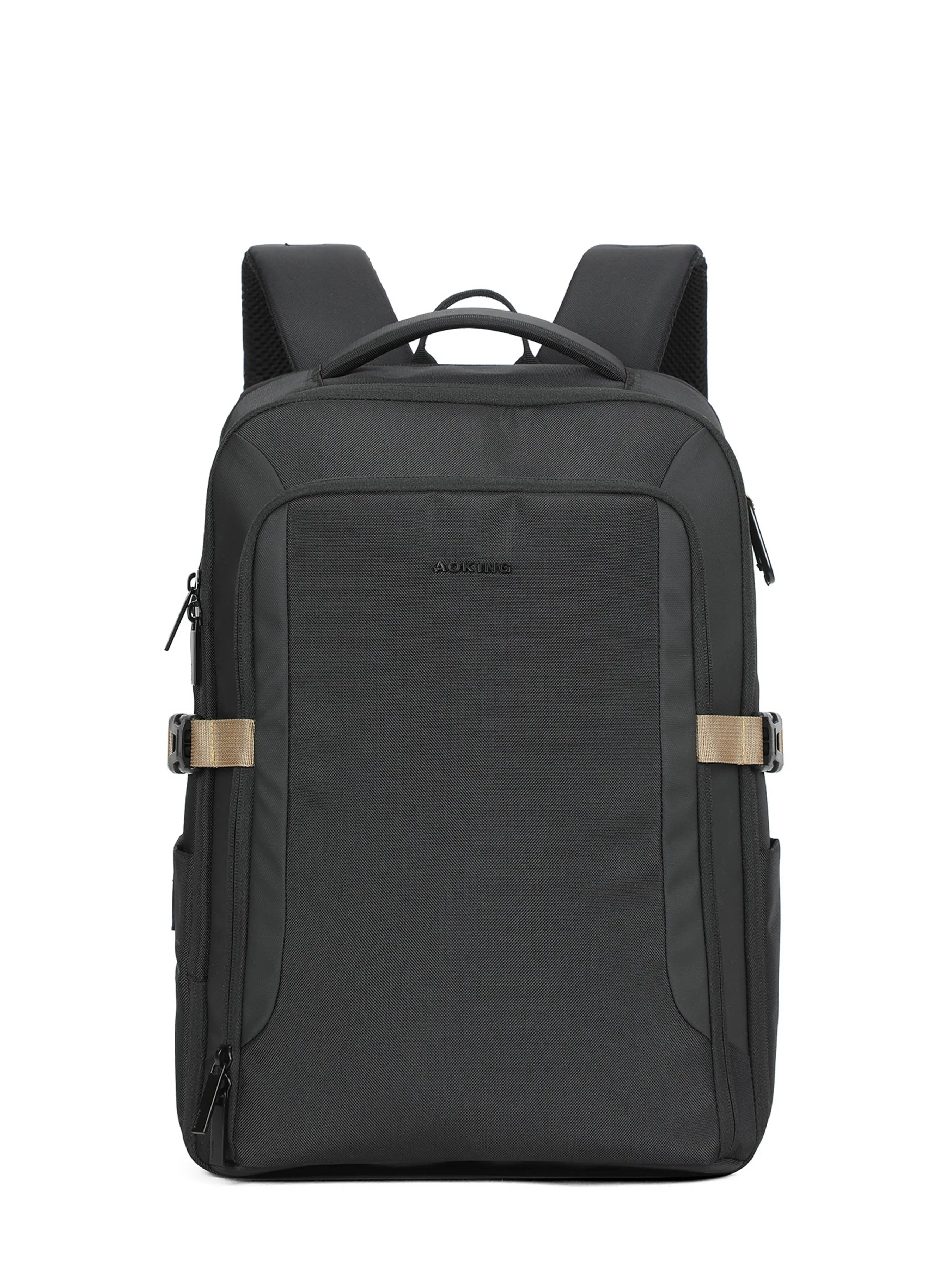 Aoking Waterproof Backpack, Durable Casual Laptop Bag for Men and Women, Large Capacity Computer Backpack for 15.6-Inch Laptops
