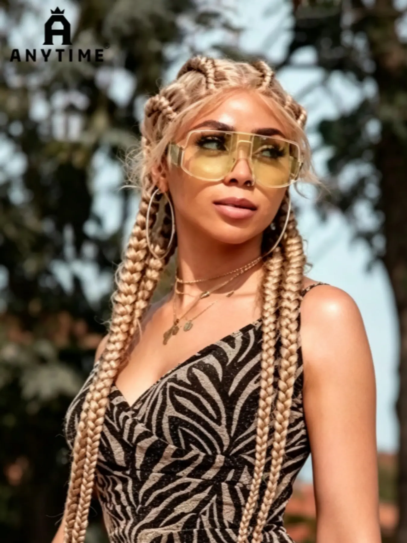 36 Inches Synthetic Cornrow Braided Wigs for Women, Heat Resistant Curly Lace Frontal Box Braids, Daily Use Baby Hair