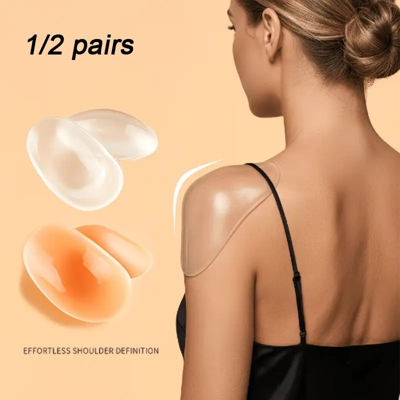 Self-Adhesive Invisible Shoulder Pads for Men and Women, Posture Corrector, Seamless Lift, Suitable for Suits, Dresses, Uniforms