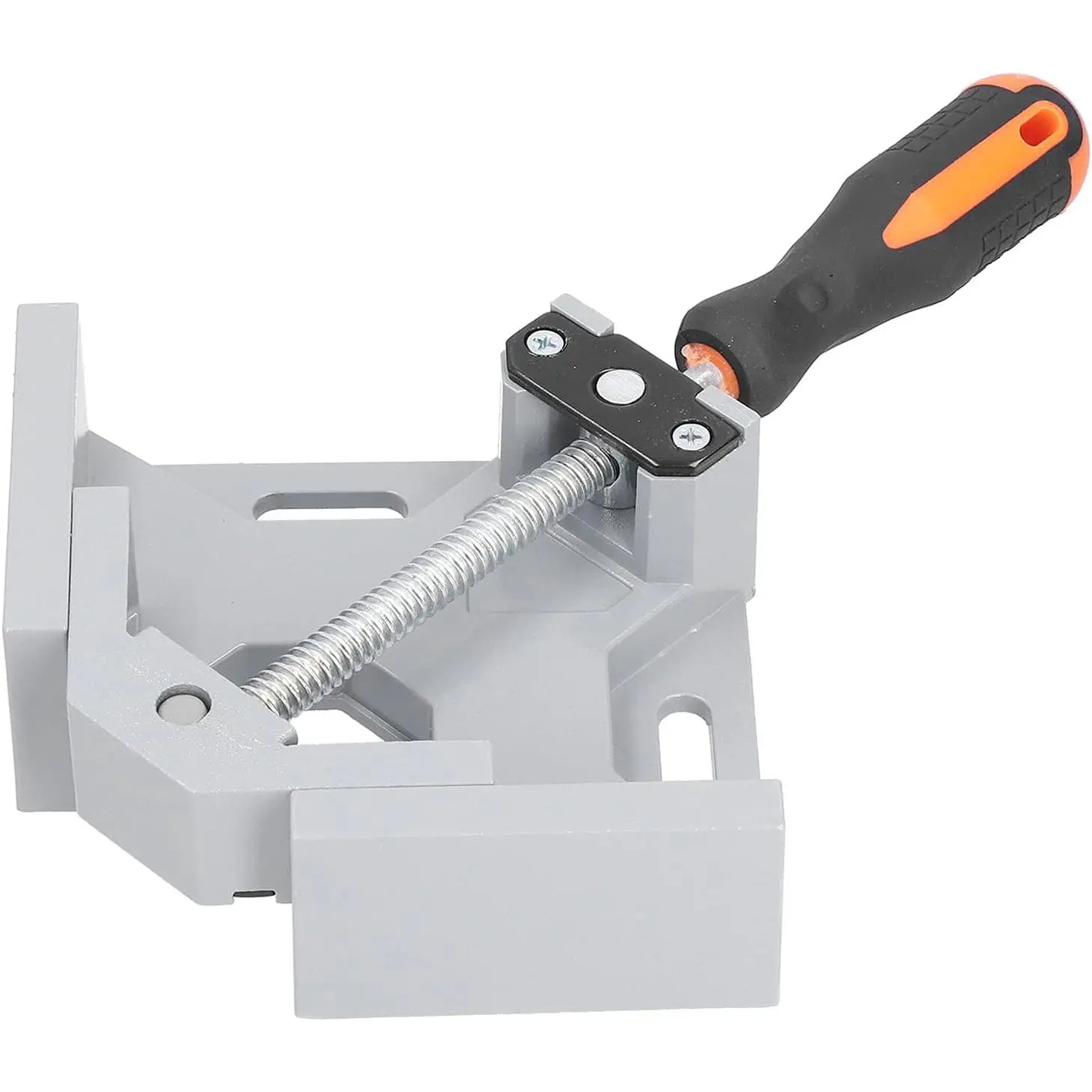 Durably Aluminium Alloy Corner Clamp, 90 Degree Right Angle Clamp Tool, Accurate Nonslip  Woodworking DIY, Cabinets Making, Swing Jaw, Clamping Range 2.68in/68mm