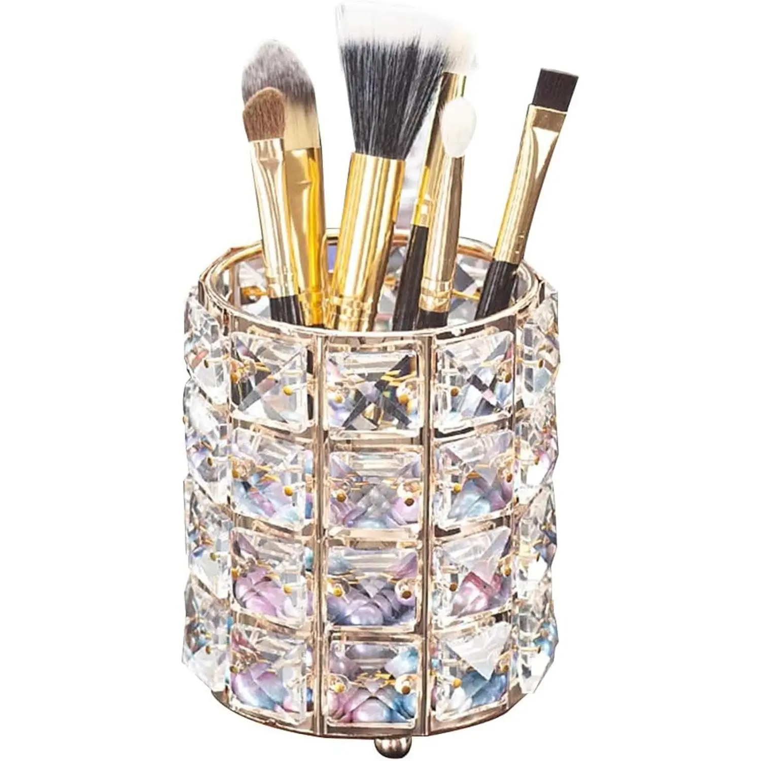 Makeup Brush Holder Organizer   Decor Bling Personalized Comb Brushes Pen Storage Box Container ( 1 Pack)