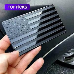 3d car flag sticker, multipurpose car & truck decals, military flag usa decal bumper sticker for truck suv motorcycle, universal car exterior decoration accessories, car stickers