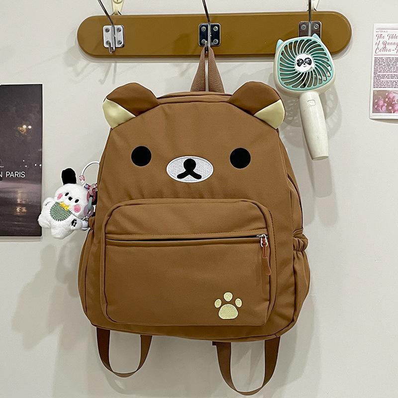 Rilakkuma Backpack Women Anime Relax Bear Student School Bags Girls Boys Outdoor Sport Travel Fashion Rucksack Gift Hot Sales