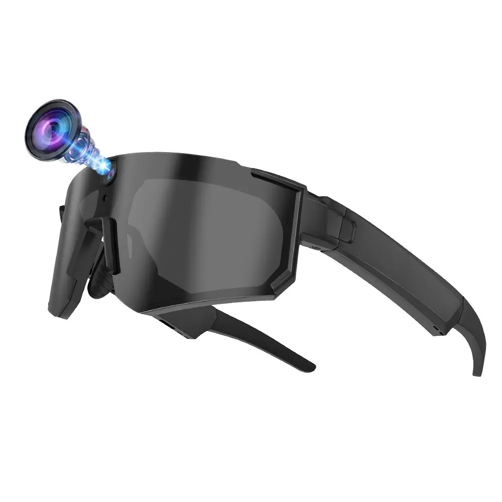 Sport AI Smart Glasses with Video,8MP Anti Shake Camera, Photo and Video Shooting ,One Click Recording, 290Mah Battery ,AI Real Time Translation,Music Playback, Bluetooth Calling, WiFi Transfer Wearable Smart Glasses