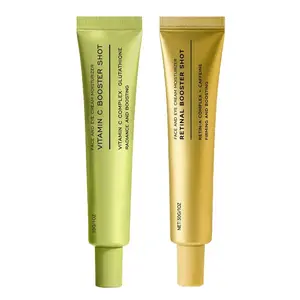 Booster Shot Skin Renewal Duo - Vitamin C & Retinal for Day And Night Radiant Brightening, Pore Minimizing, Moisturizing, and Fades Dark Spots | 1 fl oz + 1 fl oz