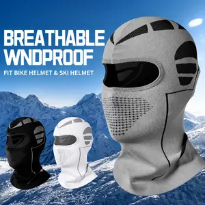Unisex Breathable Windproof High-Stretchy Balaclava - Adult Motorcycle Helmet Accessory, Accessories Adults, All-Season Full Head Protective Ski Mask for Winter Skiing, Outdoor Sports