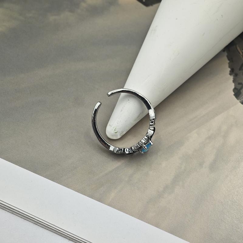 Game Genshin Impact The Doctor II Dottore Cosplay Ring Alloy Adult Unisex Adjustable Opening Rings Jewelry Accessories Gift