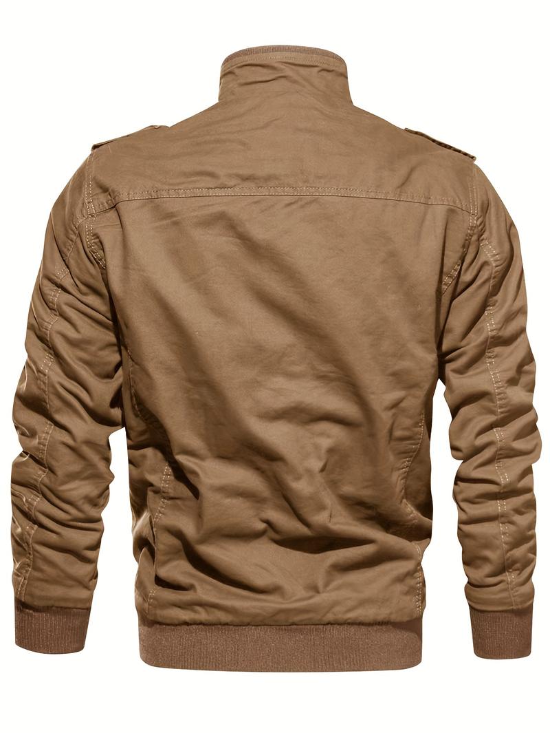 Men's Fleece Jacket And Coat - Winter Full Zip Multi-Pocket 2 Chest Pockets 2 Side Pockets And 1 Inner Pocket Fleece Lined Windproof Warm Stylish Comfortable - For Men - Suitable for Work, Outdoor Activities, Cycling, Climbing, Camping, Hiking, Travel - P Men's Fleece Jacket And Coat - Winter Full Zip Multi-Pocket 2 Chest Pockets 2 Side Pockets And 1 Inner Pocket Fleece Lined Windproof Warm Stylish Comfortable - For Men - Suitable for Work, Outdoor Activities, Cycling, Climbing, Camping, Hiking, Travel - P