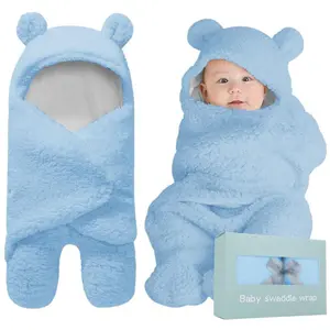 Baby Swaddle Blanket |   Ultra-Soft Plush Essential  Infants 0-6 Months |   Receiving Swaddling Wrap Blue |   Ideal Newborn Registry and Toddler Boy Accessories |   Perfect Baby Girl Shower Gift