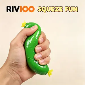 Simulated cucumber pinch music decompression toy decompression fluid slow rebound fruit food play vegetables